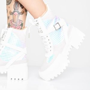 ICY CHASE THE ACE COMBAT BOOTS from Dolls Kill